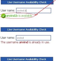 Live Username Availability check with Jquery