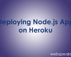 Deploying Node.js app on Heroku