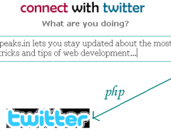 Update Twitter Status with PHP – Most Simple Script!