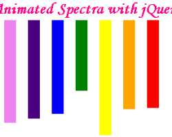 Cool Animated Spectrum Effect with jQuery